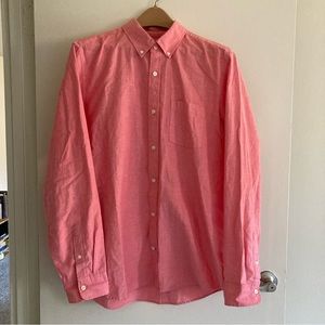 Gap Pink Slim Fit Button Down Dress Shirt